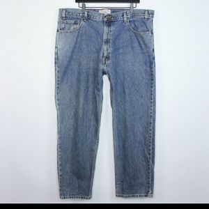 Levi Strauss Men’s Relaxed Fit Blue Jeans 42 x 30